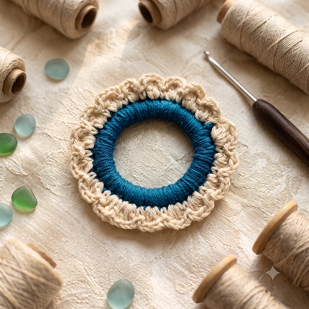 Blue Scrunchie