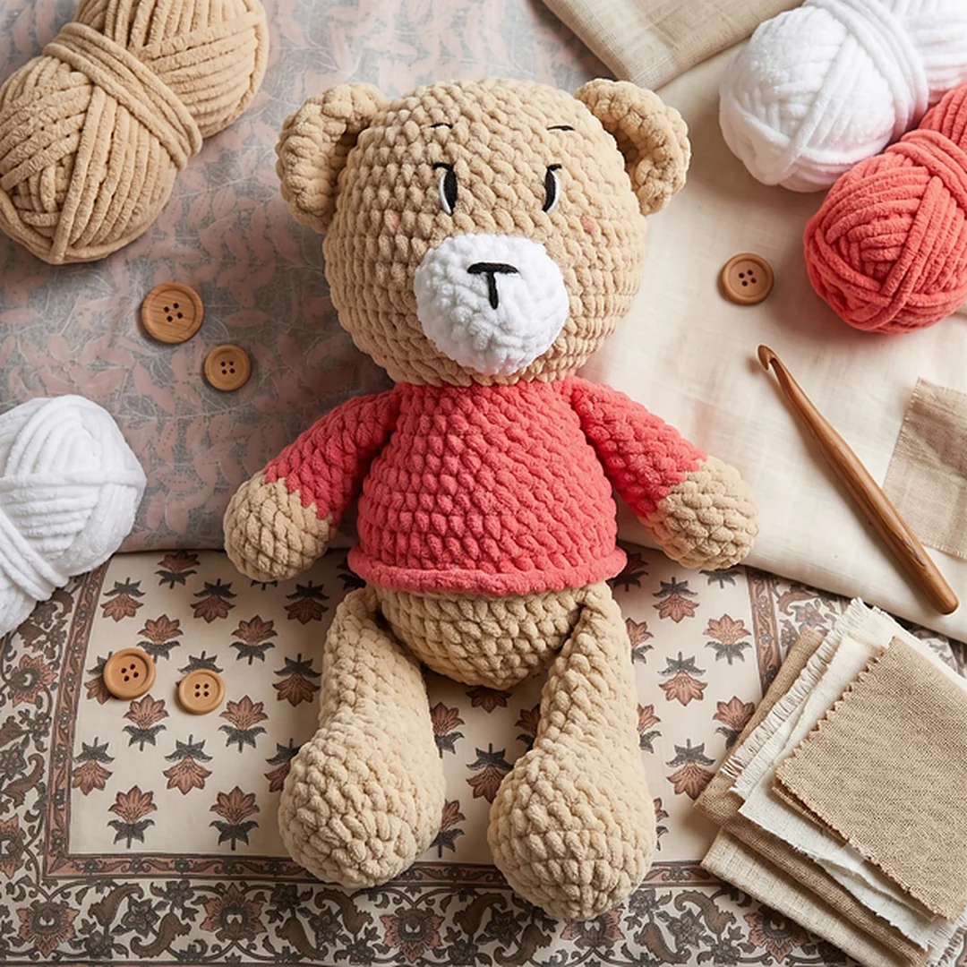 Brown Teddy Pink