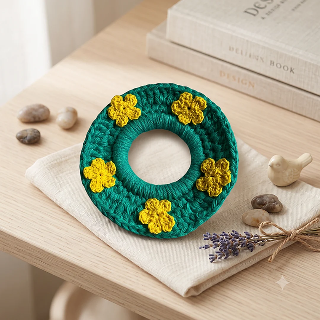 Flower Scrunchies