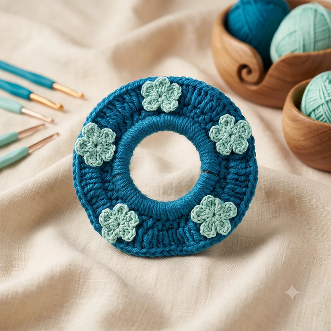 Flower Scrunchies