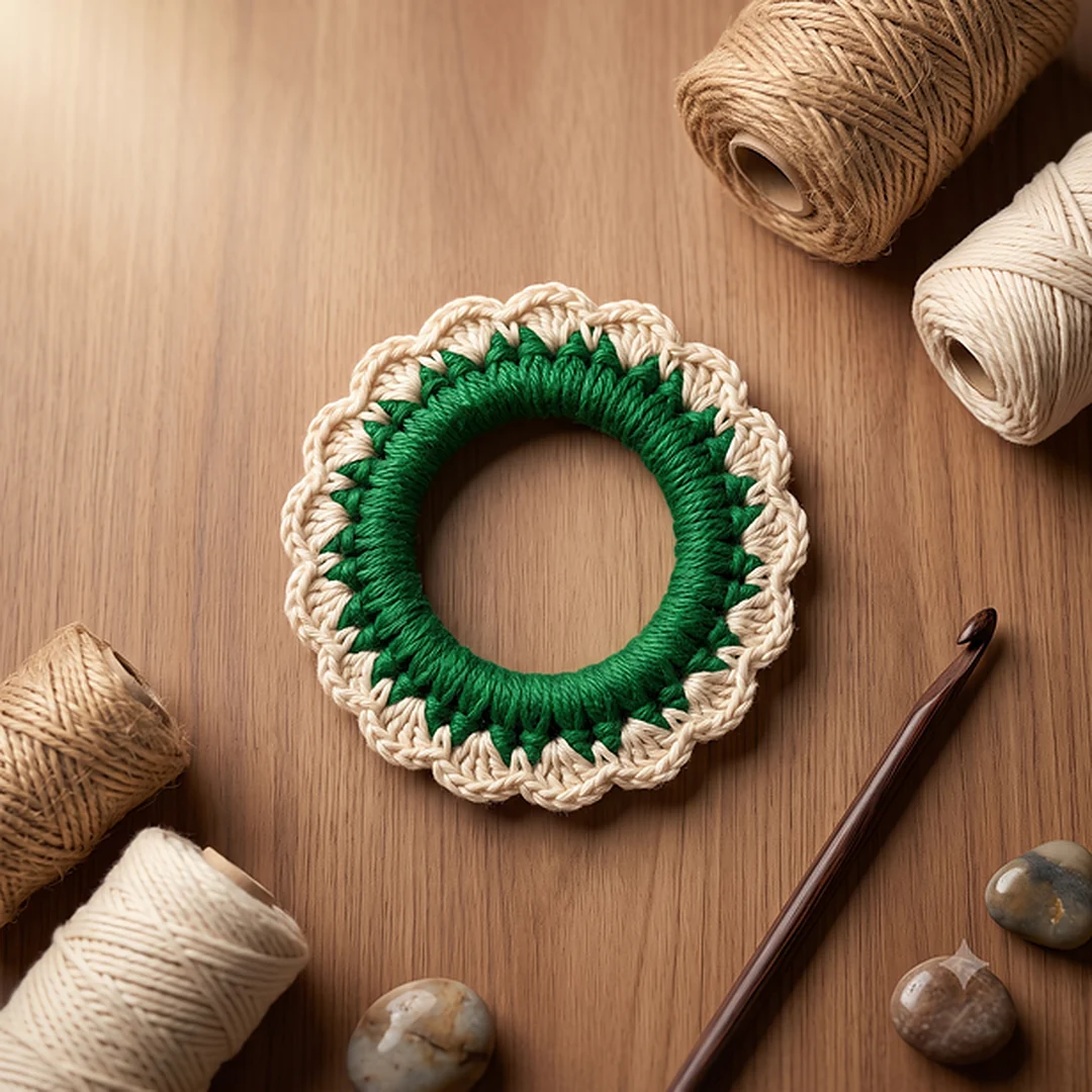 Green Scrunchie