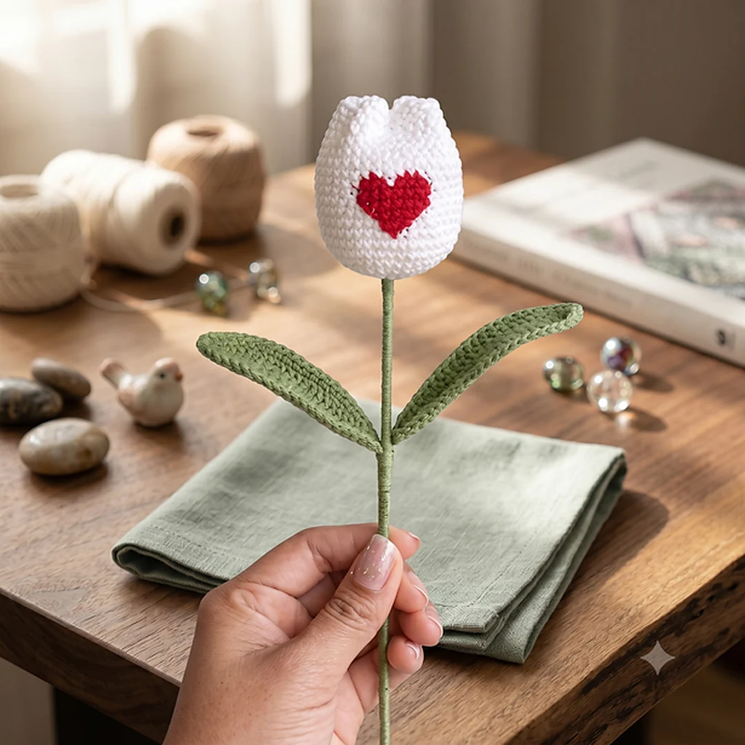 Heart Tulip - Red