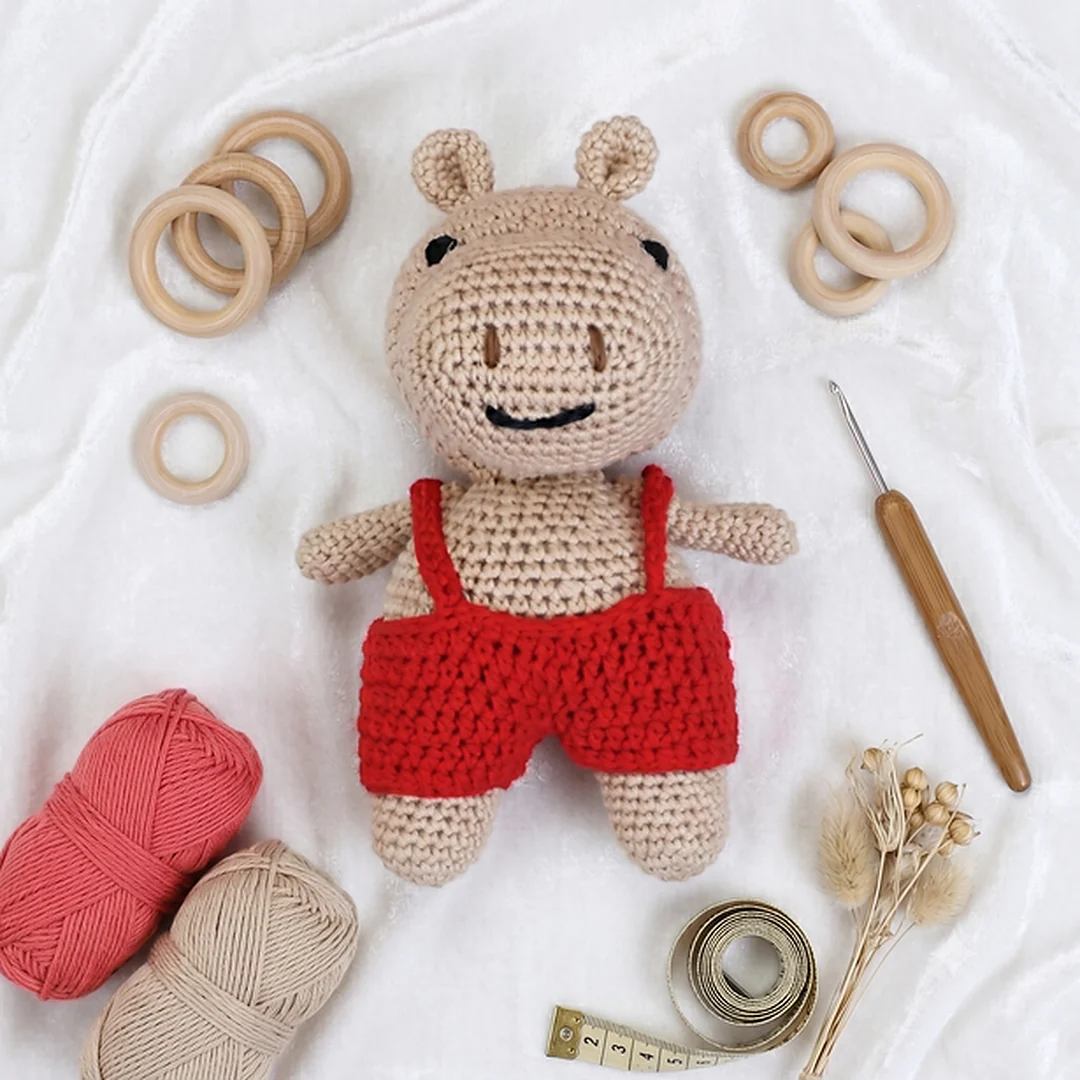 Hippo Brown Red