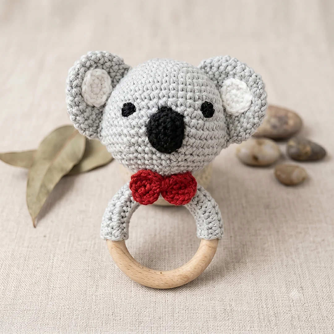 Koala Red Bow