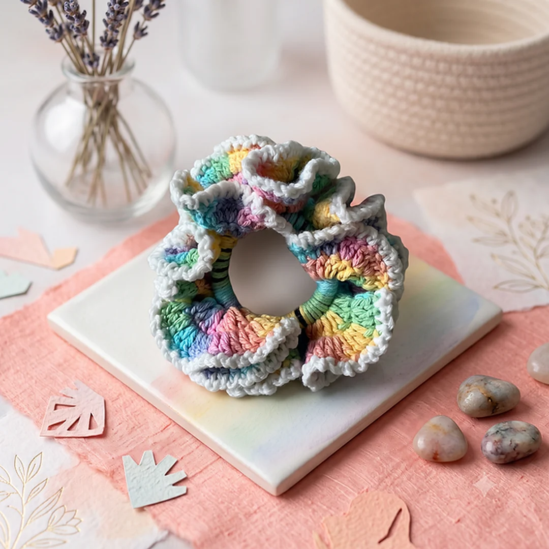 Multiple Colour Scrunchie