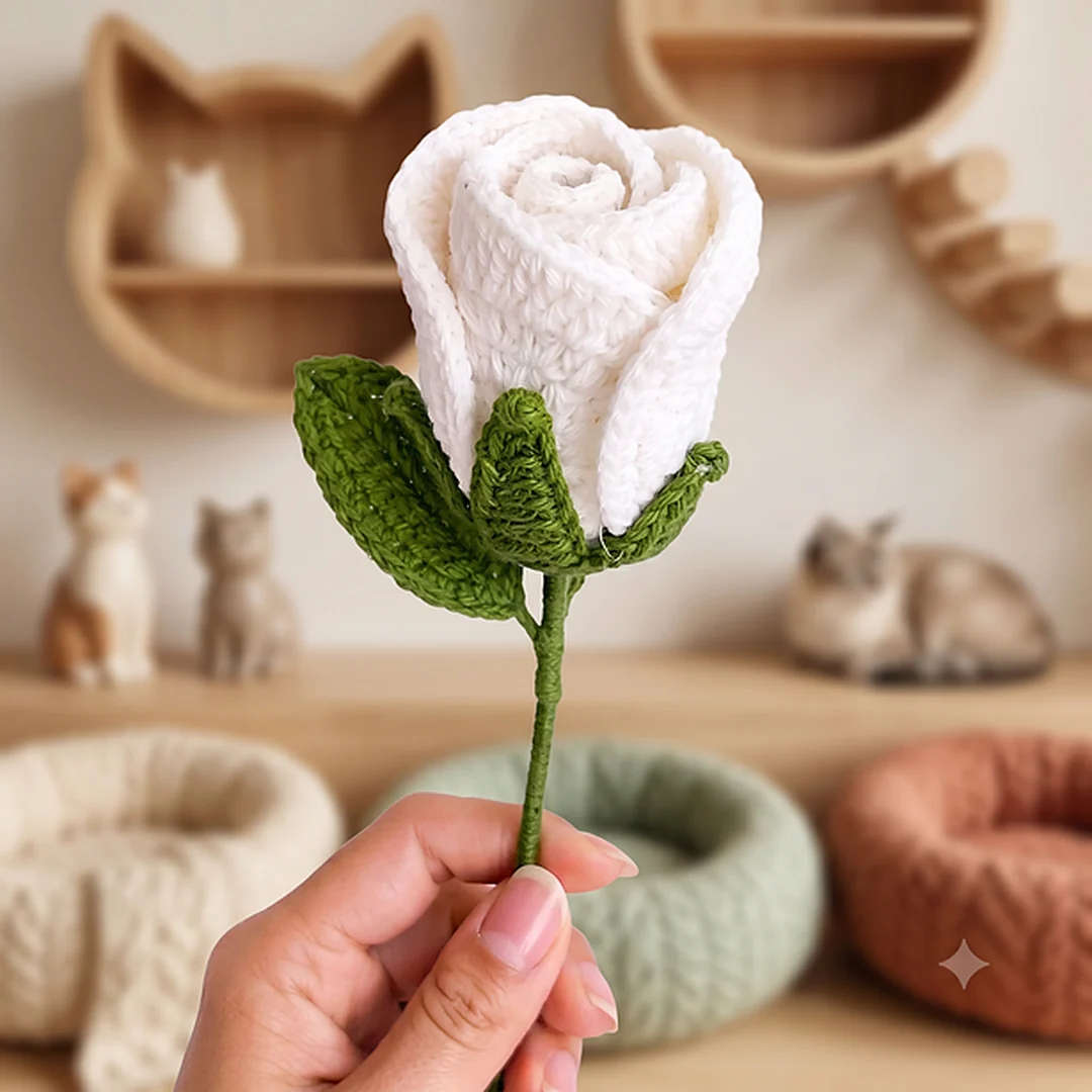 Petal Rose - White